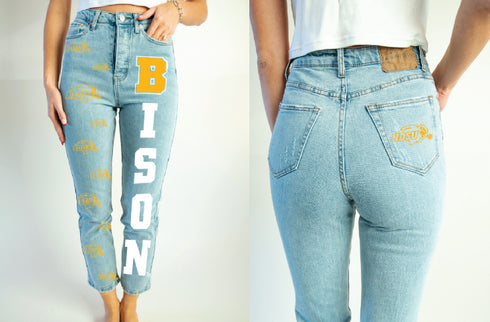 NDSU Ritz Repeat Denim Jean Bottoms